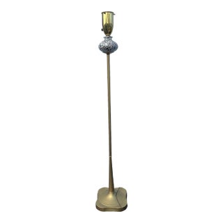 Vintage Ceramic Font Floor Lamp For Sale