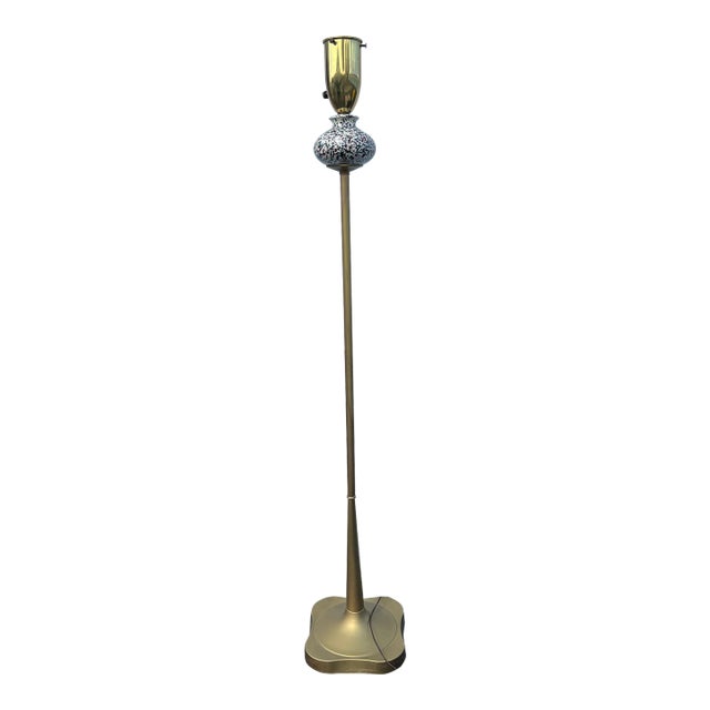 Vintage Ceramic Font Floor Lamp For Sale