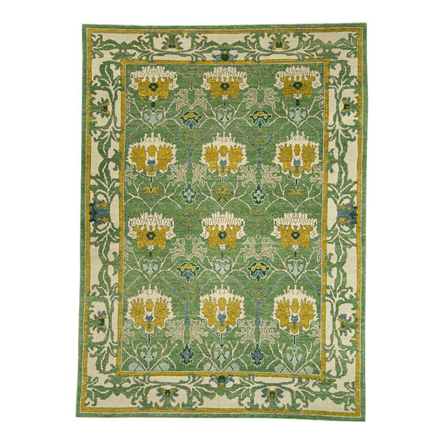 Turkish Oushak Rug 9'8" x 13'2" For Sale