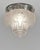 Muller frères A wonderful French 1925-1935 art deco flush mount in nickel plated bronze or solid brass. The nice mount...
