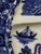 Blue Vintage Japanese Willow Divided Blue & White Plate For Sale - Image 8 of 10