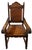 Brown 1950s Set of 6 Spanish Renaissance Revival Dining Chairs, Two Arm Chairs, Four Side Chairs For Sale - Image 8 of 15