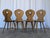 Vintage Tyrolean Farmhouse Heart Cutout Wooden Dining Chairs, 1970s, Set of 4 For Sale - Image 16 of 18