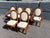 Set of Six Off-White Pencil Reed Dining Chairs, 1980s Gabriella Crespi Style For Sale In Miami - Image 6 of 17