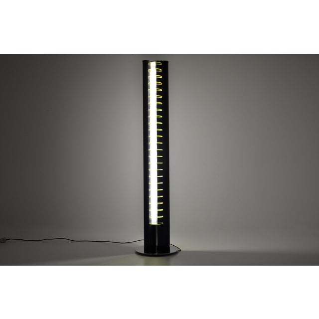 Blue Amalassunta Floor Lamp attributed to Vittorio Gregotti for Bilumen, 1968 For Sale - Image 8 of 14