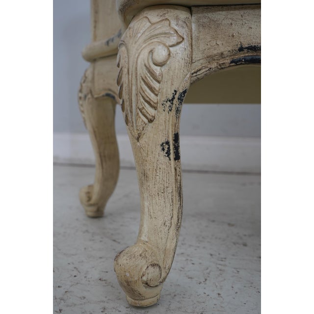 Wood Distressed Finish 2 Drawer Commode Chest For Sale - Image 7 of 12