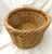 Thick Woven Rattan Oval Basket For Sale - Image 4 of 6