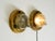 Metal Large Maritime Ship Wall Lamps in Brass and Glass, 1950s, Set of 2 For Sale - Image 7 of 18