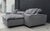 "Miami" Sectional Sofa by Paola Navone for Baxter Upholstered in Gray Leather For Sale - Image 13 of 18