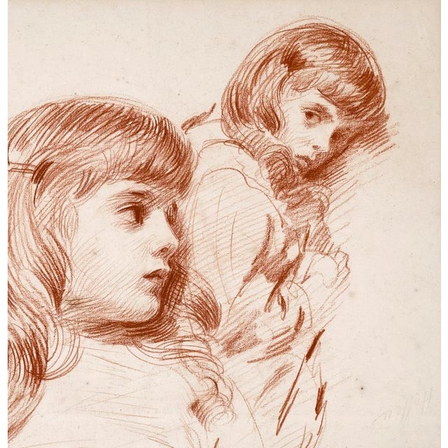 After Paul César Helleu, Three Studies of a Young Girl, Serigraph For Sale - Image 3 of 4