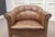 Art Nouveau Swedish Club Chair in Brown Leather, 1940s For Sale - Image 10 of 11