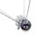 Natural Tahitian Black Pearl Pendant Metal Type: 18K (750) White Gold Total Item Weight: 9.85 Grams Length: 18 Inch 1:...