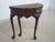 Traditional Kittinger Mahogany Half Round Claw Foot Table For Sale - Image 3 of 11
