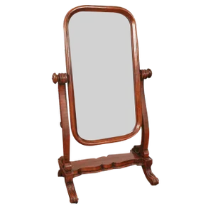 Psyche Mirror in Wooden Frame