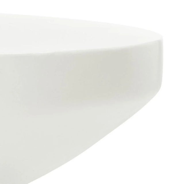 Benaya Concrete Accent Stool - Ivory For Sale - Image 4 of 7