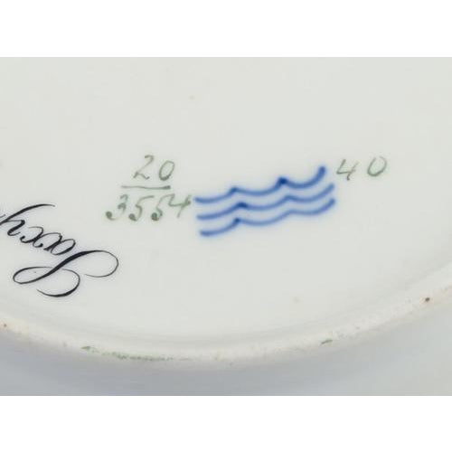 Flora Danica Openwork Lunch Plate in Porcelain from Royal Copenhagen, 1930s For Sale - Image 6 of 8