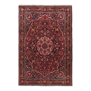Vintage Circa 1940 Baktiari Wool Rug 6ft 9in X 10ft 1in For Sale