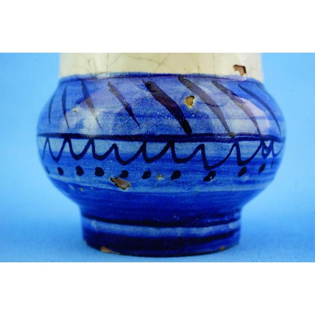17th Century Albarello Pharmacy Jar in Ligurian Ceramic, Italy For Sale - Image 17 of 18