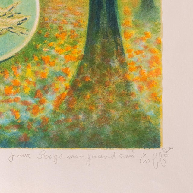 Modern Louis Toffoli, The Birthday, Lithograph For Sale - Image 3 of 4