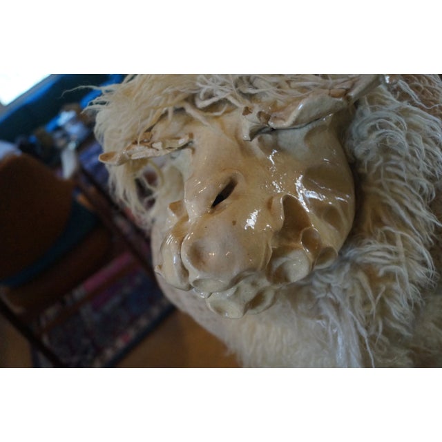 1970s Edna Cataldo Big Horn Ram Sculptural Bench For Sale - Image 14 of 14