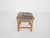 Mid-Century Wooden Stool with Fake-Fur Upholstery, Denmark, 1960s For Sale - Image 3 of 6