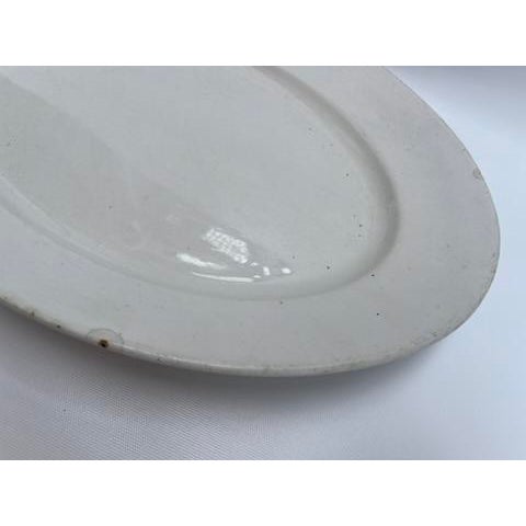Farmhouse Antique English Ironstone Platter For Sale - Image 3 of 5