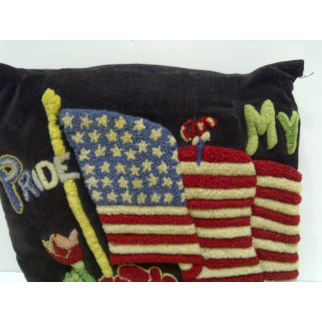 Vintage Pride My Nation American Flag Pillow Chairish
