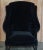 Set of Vintage Black Velvet Wingback Armchairs from George Hepplewhite For Sale - Image 4 of 16