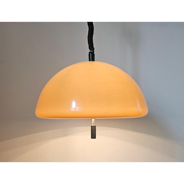 Mid-Century Pendant by Luigi Massoni for Guzzini, Italy, 1970s For Sale - Image 9 of 13