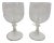 Early 20th Century Etched Glass Goblets For Sale