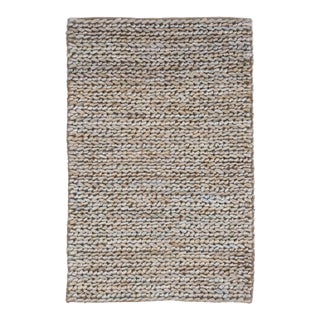 Dash & Albert by Annie Selke Jute Woven Seaglass Rug, 2'6" x 8' For Sale