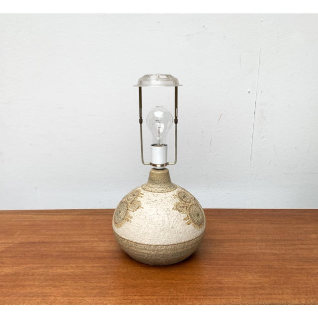 Mid-Century Modern Danish Studio Pottery Stoneware Table Lamp from Søholm, 1960s For Sale - Image 14 of 18