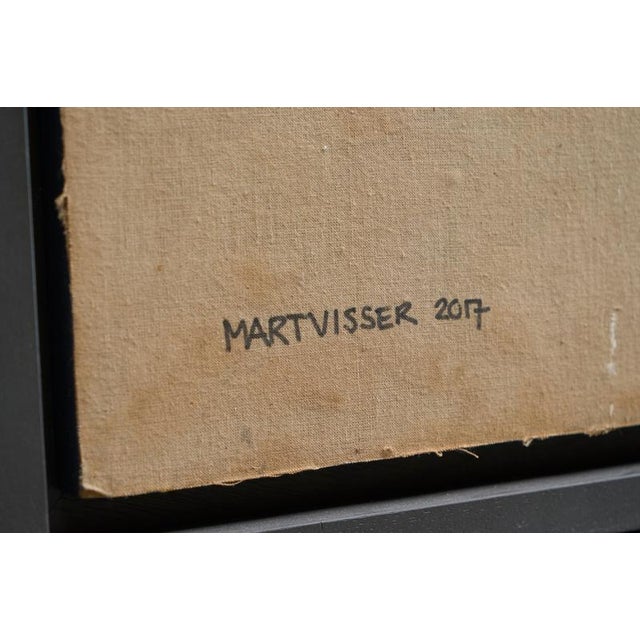 Mart Visser, Untitled, 2017, Mixed Media on Theatre Canvas, Framed For Sale - Image 15 of 18