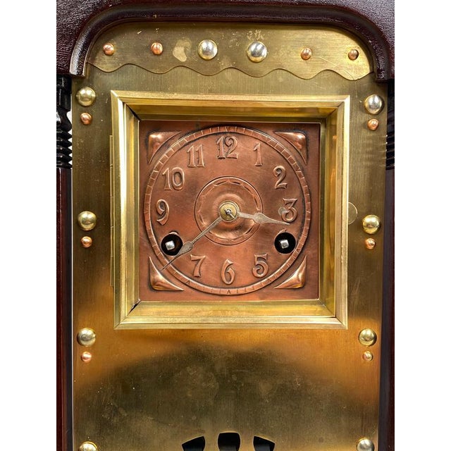 Art Nouveau Mantel Clock by Junghans Darmstadt, 1890s For Sale - Image 6 of 18