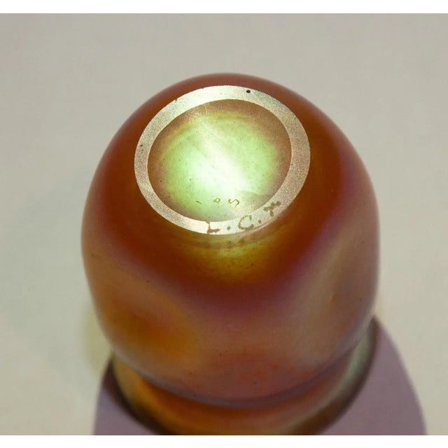 Glass Tiffany Iridescent Favrille Toohtpick Holder For Sale - Image 7 of 8