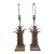Vintage 1970s Tropical Leaf/Palm Table Lamps - A Pair For Sale