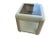 A striking pair of vintage postmodern end tables, distinguished by their sculptural waterfall silhouettes and softly...