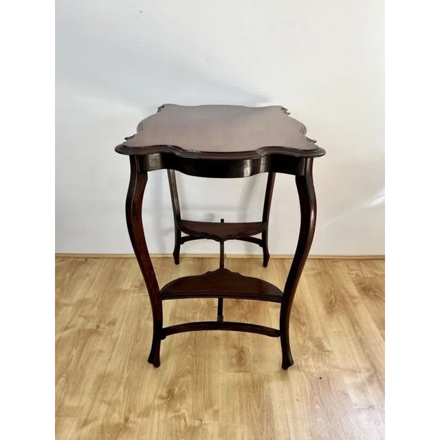 Edwardian Mahogany Lamp Table, 1900s For Sale - Image 3 of 7