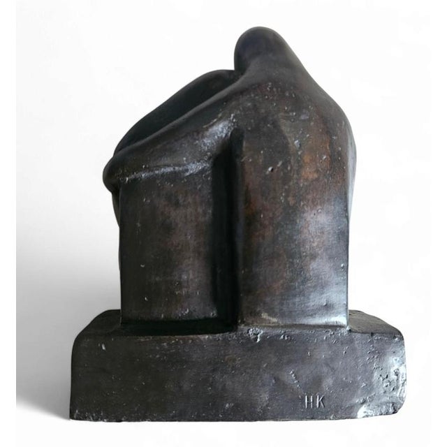 Bronze Figurine by HK For Sale - Image 4 of 10