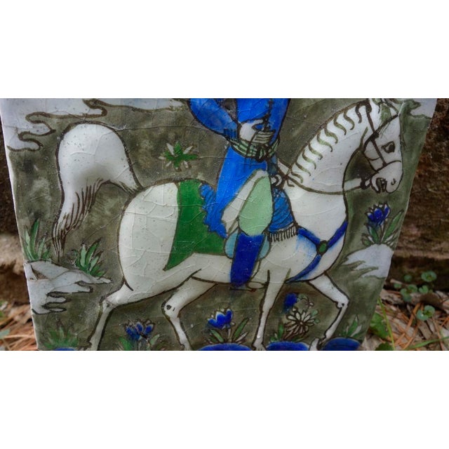 Antique Qatar Tile For Sale In Minneapolis - Image 6 of 15