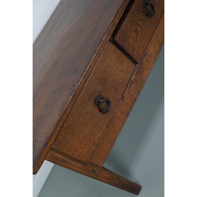 Brown Spanish 18th Century Farmhouse Coffee Table in Chestnut For Sale - Image 8 of 16
