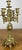 Gold Vintage French Style Ornate Candleholders, Set of 2 For Sale - Image 8 of 16