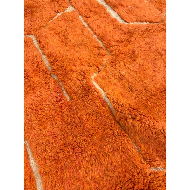 Berber Tribes of Morocco Moroccan Beni M’rirt Wool Rug – Hand Knotted Geometric Berber Carpet, Large Luxury Area Rug For Sale - Image 4 of 10