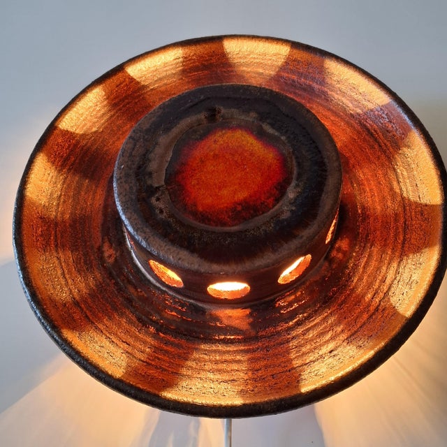Scandinavian Ceramic Wall Lamp, Sweden, 1960s For Sale - Image 10 of 18