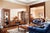 Traditional Luxury Walnut Burl & Gold Solid Wood Media Credenza / Floor Cabinet For Sale - Image 3 of 3