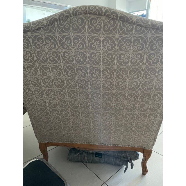 Beige Louis XV Oversized Chair For Sale - Image 8 of 9