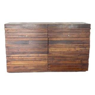 Customized West Elm Stria 6-Drawer Dresser With Integrated Organizers & Locks For Sale