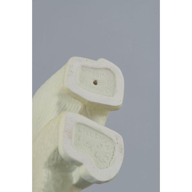Stoneware Polar Bear Figurine from the Skansen Series by Lisa Larson for Gustavsberg, 1970s For Sale - Image 4 of 5