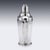 Vintage Art Deco English Silver Cocktail Shaker, 1934 For Sale - Image 4 of 16