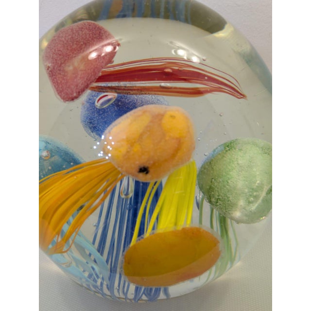 Aquarium Sculpture with Jellyfish in Murano Glass, 1970s For Sale - Image 10 of 15